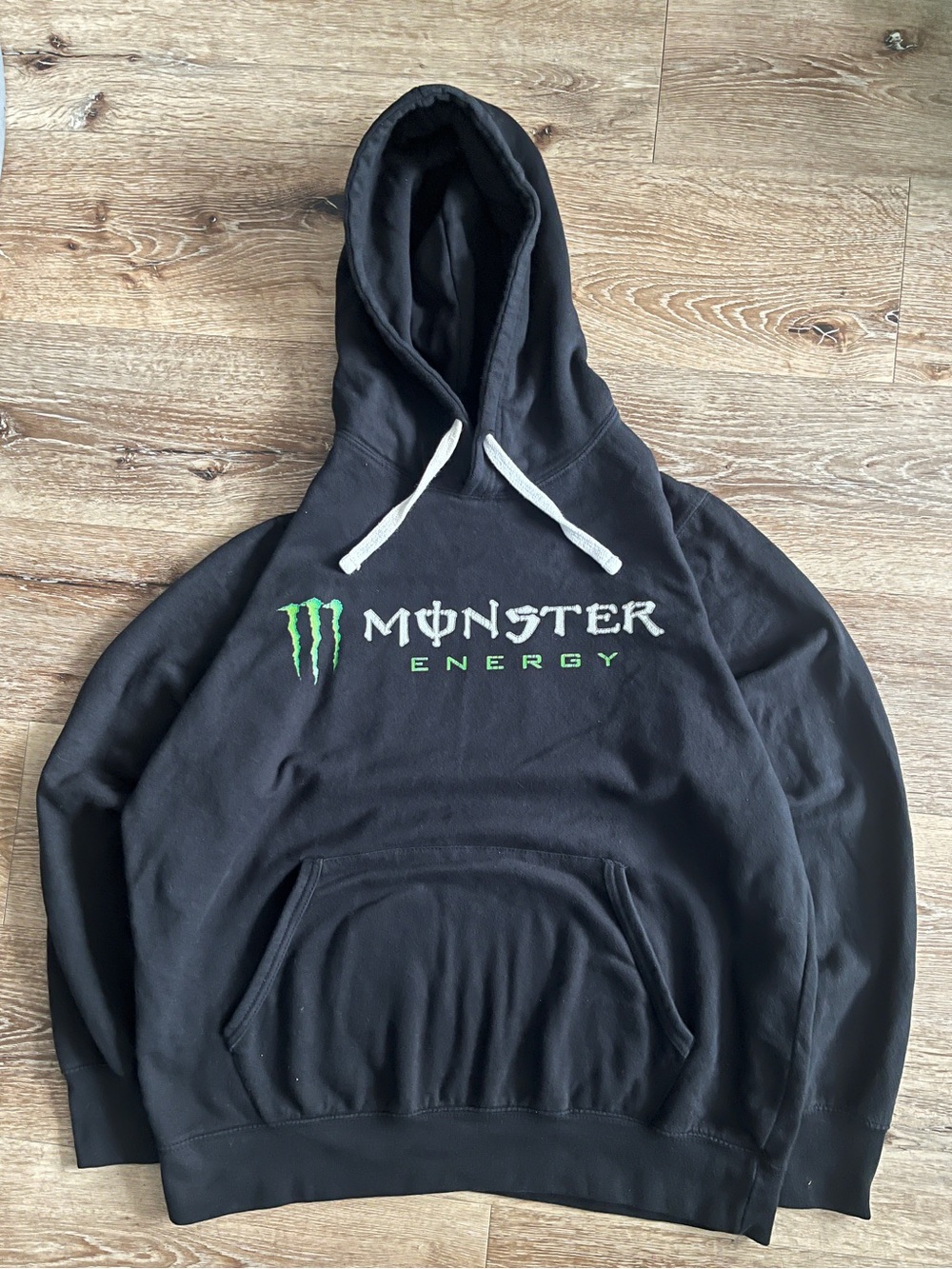 Monster Energy Black Logo Crewneck Hoodie